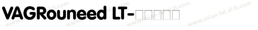 VAGRouneed LT字体转换